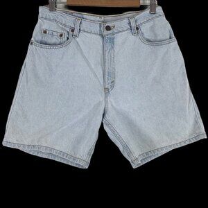 Vintage Levis Jean Shorts 13 90s 550 Relaxed Fit Light Wash Denim USA Cotton